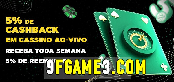 Promoções do cassino ao Vivo 9fgame 